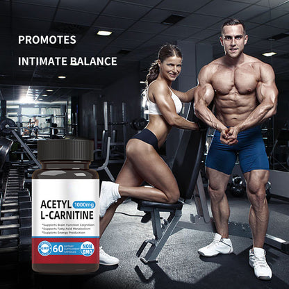 60 Tablets L-Carnitine Capsules ACETYL L-CARNITINE