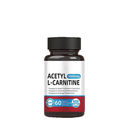 60 Tablets L-Carnitine Capsules ACETYL L-CARNITINE