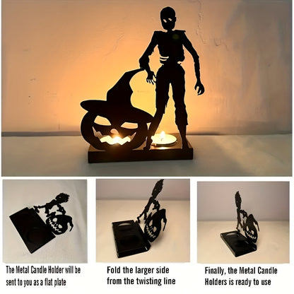 Skeleton Candle Holder Metal Iron Crafts Home Decor Candle Holders Candle Stick Holder Home Decoration